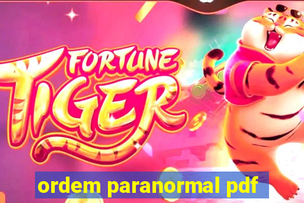 ordem paranormal pdf