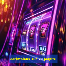 corinthians sub 20 palpite