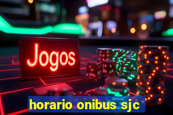 horario onibus sjc