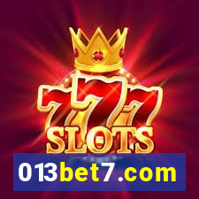 013bet7.com