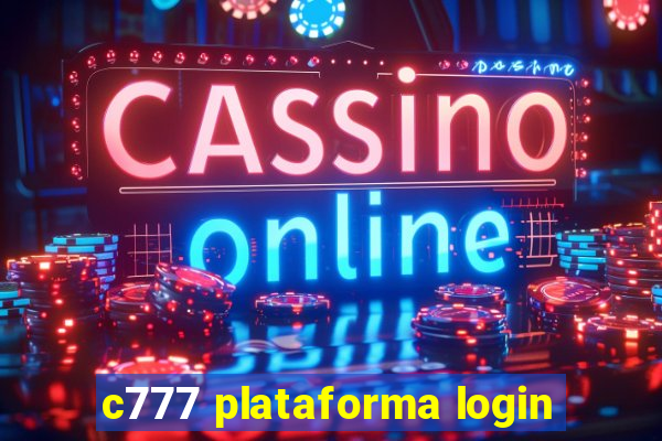 c777 plataforma login